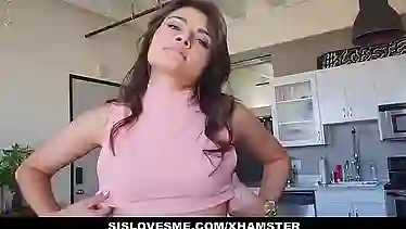 SisLovesMe - Slutty Stepsis Fucks Me For Cash