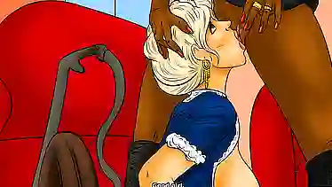 Good Interracial Cartoon Video