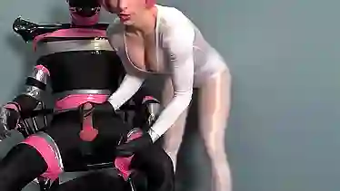 Bound slave made to cum twice EXTREME MILKING