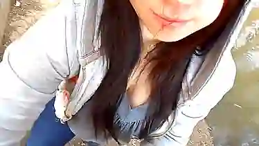 Asian Girl Sucking In Public Park