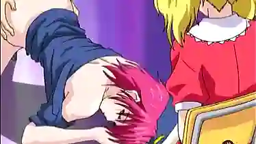 Two Super Busty Teenage Students fucked by their teacher - Hentai.xxx