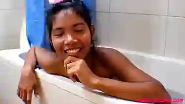Tiny Thai Teen Heather Deep gives deepthroat and get asshole anal broken in shower with anal creampie.mp4