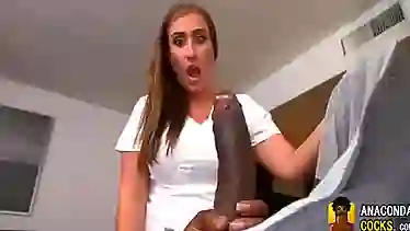 Gigantic Huge-Cock Balls Deep In Pussy