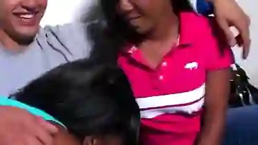 Black Ex Girlfriend And Her Friend Sucking Dick Together