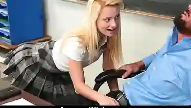 InnocentHigh - Sexy Teen Student Fucked By Teacher