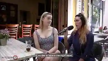 HITZEFREI German blonde finds random guy on street