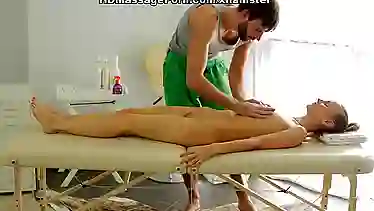 Nude massage gets the blondie sex-crazy scene 1