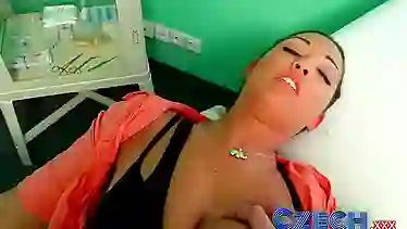 Czech Doctor intimately examines a married woman