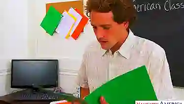 Pretty Teacher Fucks Student - EPORNER