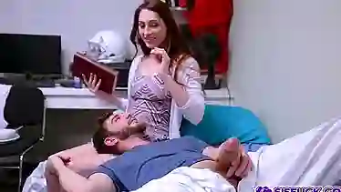 Nina Skye Taking Care of Sick Logan Longs Humongous Cock
