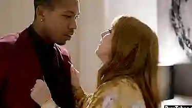 Busty redhead cheating wife got smashed