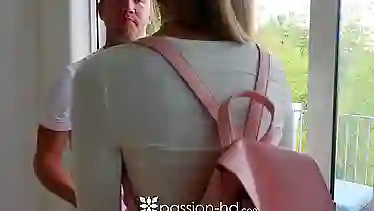 PASSION-HD Exchange Student TRIES Big American Dick