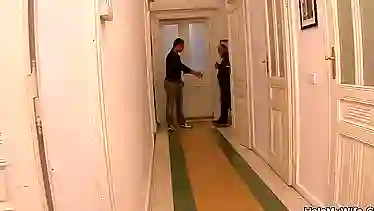 Old husband watches guy fucks his wife