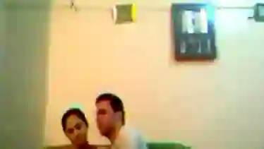 Arab Guy Quikie with Neighbour while Teaching Computer-mms