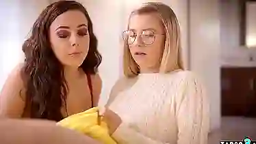 Teen and BFF trick bro fucking stepsis