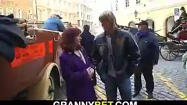 Guy picks up 60 years old granny