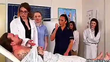 Femdom uniformed nurse - EPORNER