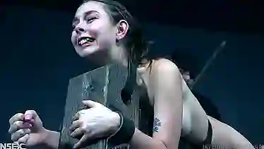 Intense BDSM session of a geeky teen