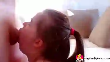 My Step Sister Loves to Suck Dick This Webcam Show Got Nasty Quick!