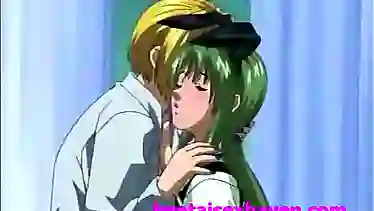 Hentai teacher fucks her horny student