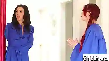 Whitney enjoys licking Sabinas pussy