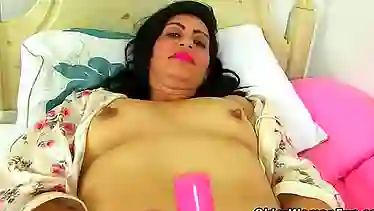 Mature woman is using various sex toys to masturbate every day, until she gets completely satisfied