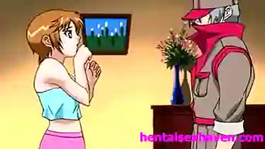 Hentai sex teacher caught by detective and punished her