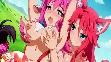 Lesbian Threesome compilation