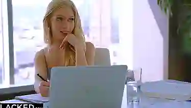 This fair skinned beauty loves it black