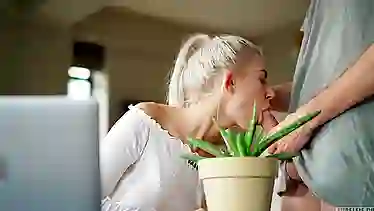 I got creampied in my tight young pussy during a zoom class - Eva Elfie