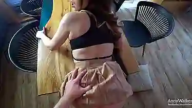 Big Ass Step-Sister gets fucked After College