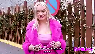 Sandra Sweet's Massive Tits Take on Two Cocks in a Hardcore Interracial Threesome