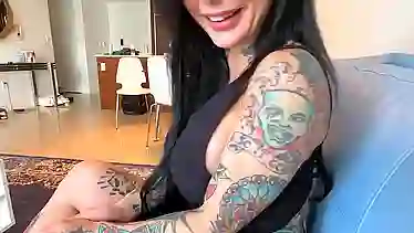 Arabelle Raphael & Joanna Angel get down and dirty with each other - POV blowjob, big tits action!