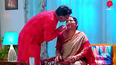 Indian MILF with huge tits gets her ass filled with hot cream in "Rajshot" (Season 01) E04.