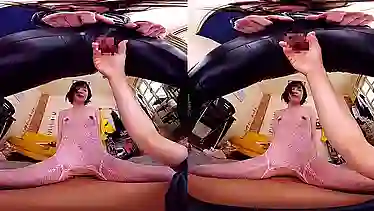 Get ready for a wild POV creampie threesome with D S V R - Japanese babe gets double stuffed in every hole!