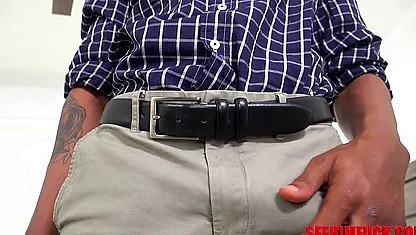 Athena May's steamy interracial blowjob with Lil D