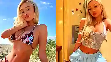 Watch this blonde teen take a massive POV dick in her tight pussy