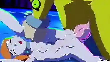 Ben 10: Gwen's Double Penetration & Hardcore Hentai Group Sex