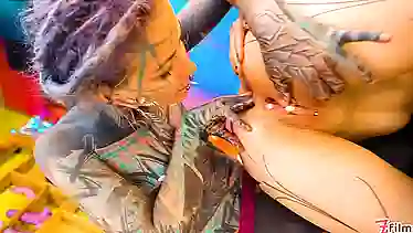 Blonde Teen Lesbian Tied Up & Fisted Hard Till She Cums - Watch Her Get Her Orgasm!