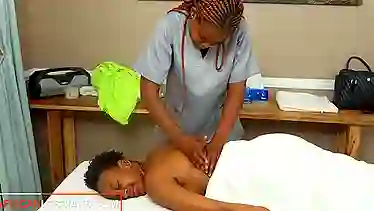 Ebony Girl On Girl Scissoring & tribbing happy ending massage with toys