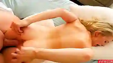 Lily Larimar's First Time in Front of the Camera: POV Hardcore with Blonde Teen