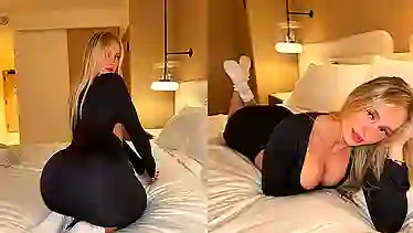 Check out this blonde teen's homemade POV video - Nude!