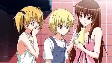 Watch this busty brunette with glasses get her big tits and mouth stuffed with pleasure in this uncensored hentai