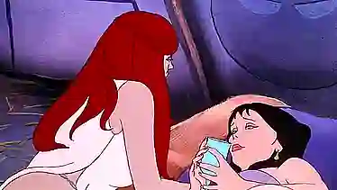 Watch Princess Teegra's wildest scenes from Fire And Ice, Volume 1
