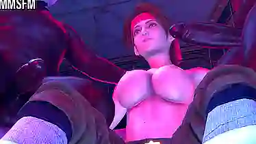 Experience a wild group sex adventure with 3D Tifa's Dark Side Story Mode
