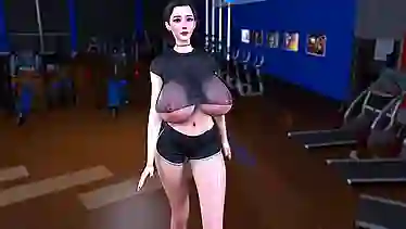 Get Fit Angel in 3D Fitness Action with Brainocn's Fitness Game