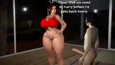 Mai Days in 3D -akoassman, a stunning slut with big tits!