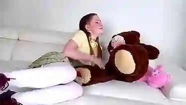 Shy teen gets down and dirty with BBC