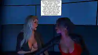 Experience a Futa-style 3D night out with your favorite MILF