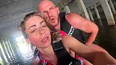 Renee Rose gets a hot ride in Jetski Sex Tape with Cute Babe